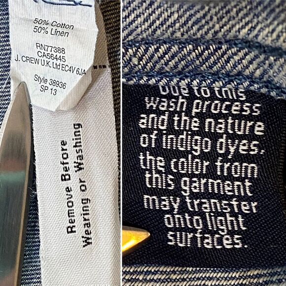 J Crew Tunic Dress Womens Size 0 Denim Chambray ASO Pretty Little Liars Preppy - Picture 6 of 12